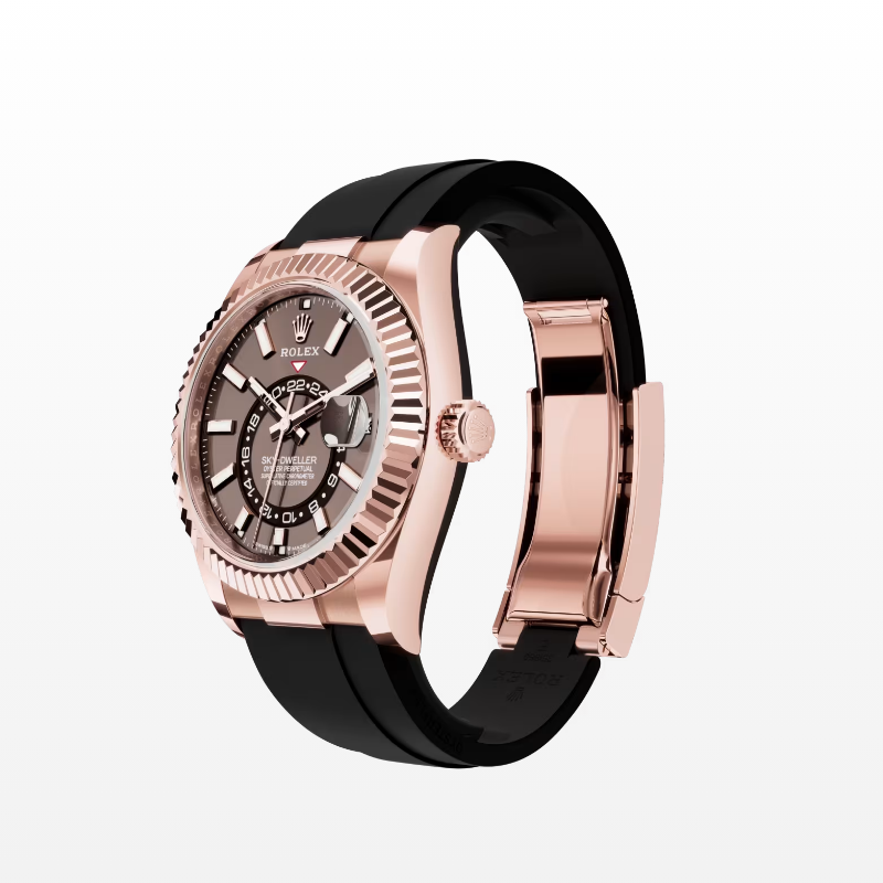 ロレックス スカイドゥエラー  オイスター、42 mm、エバーローズゴールド  リファレンス m336235-0002