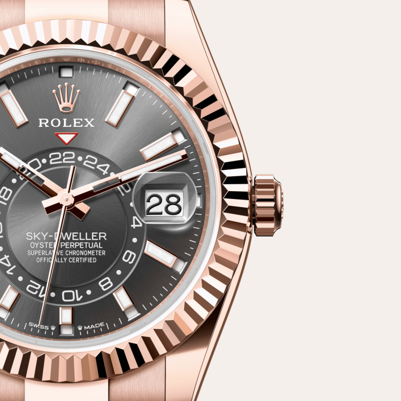 ロレックス スカイドゥエラー  オイスター、42 mm、エバーローズゴールド  リファレンス m336935-0004