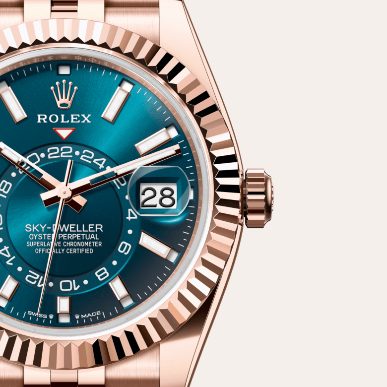 ロレックス スカイドゥエラー  オイスター、42 mm、エバーローズゴールド  リファレンス m336935-0005