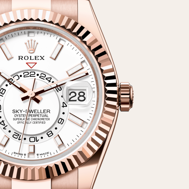ロレックス スカイドゥエラー  オイスター、42 mm、エバーローズゴールド  リファレンス m336935-0003