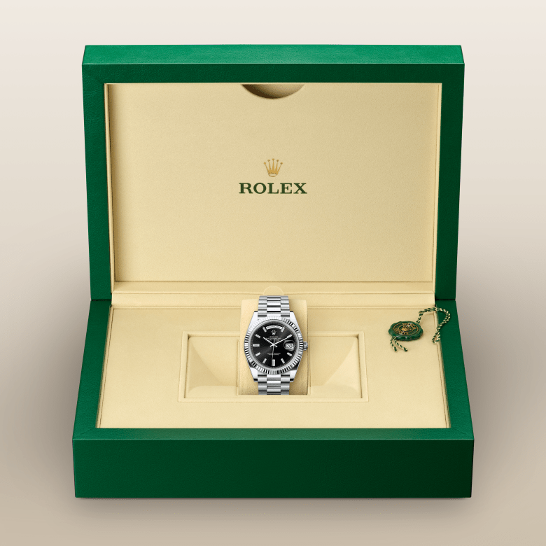 デイデイト 40 | オイスター、40 mm、プラチナ  リファレンス 228236-0004