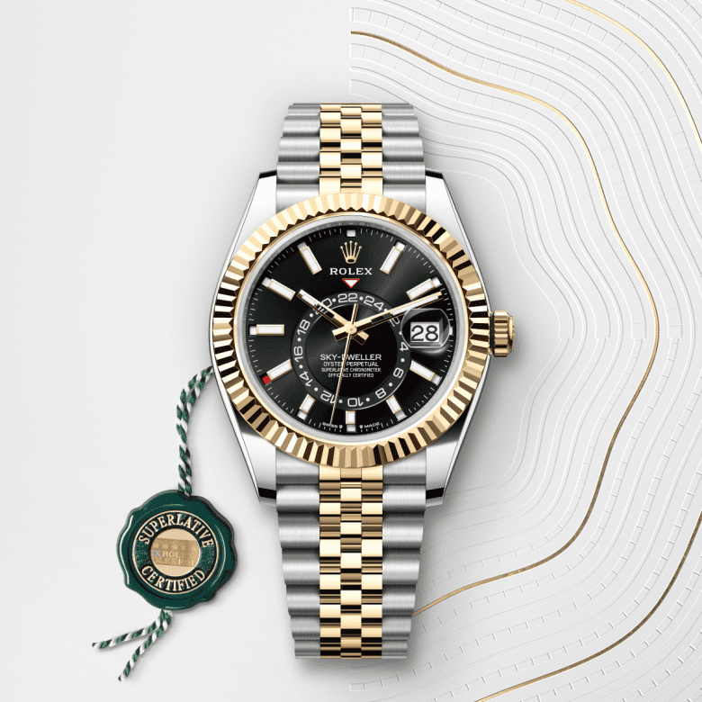 ロレックス スカイドゥエラー  オイスター、42 mm、オイスタースチール＆イエローゴールド  リファレンス m336933-0004