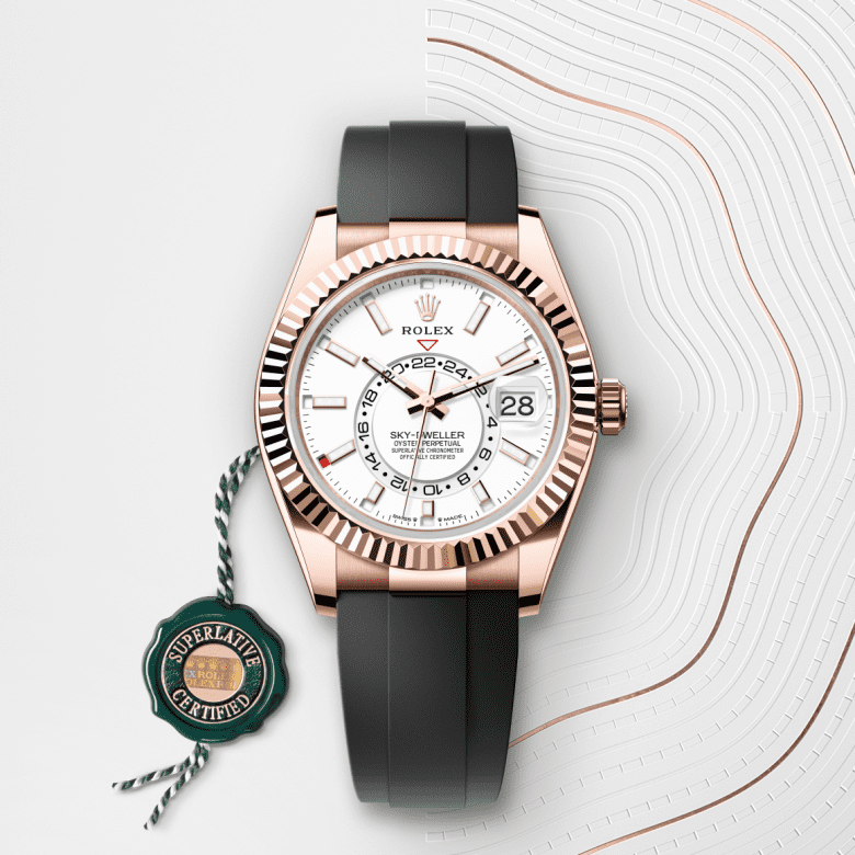 ロレックス スカイドゥエラー  オイスター、42 mm、エバーローズゴールド  リファレンス m336235-0003