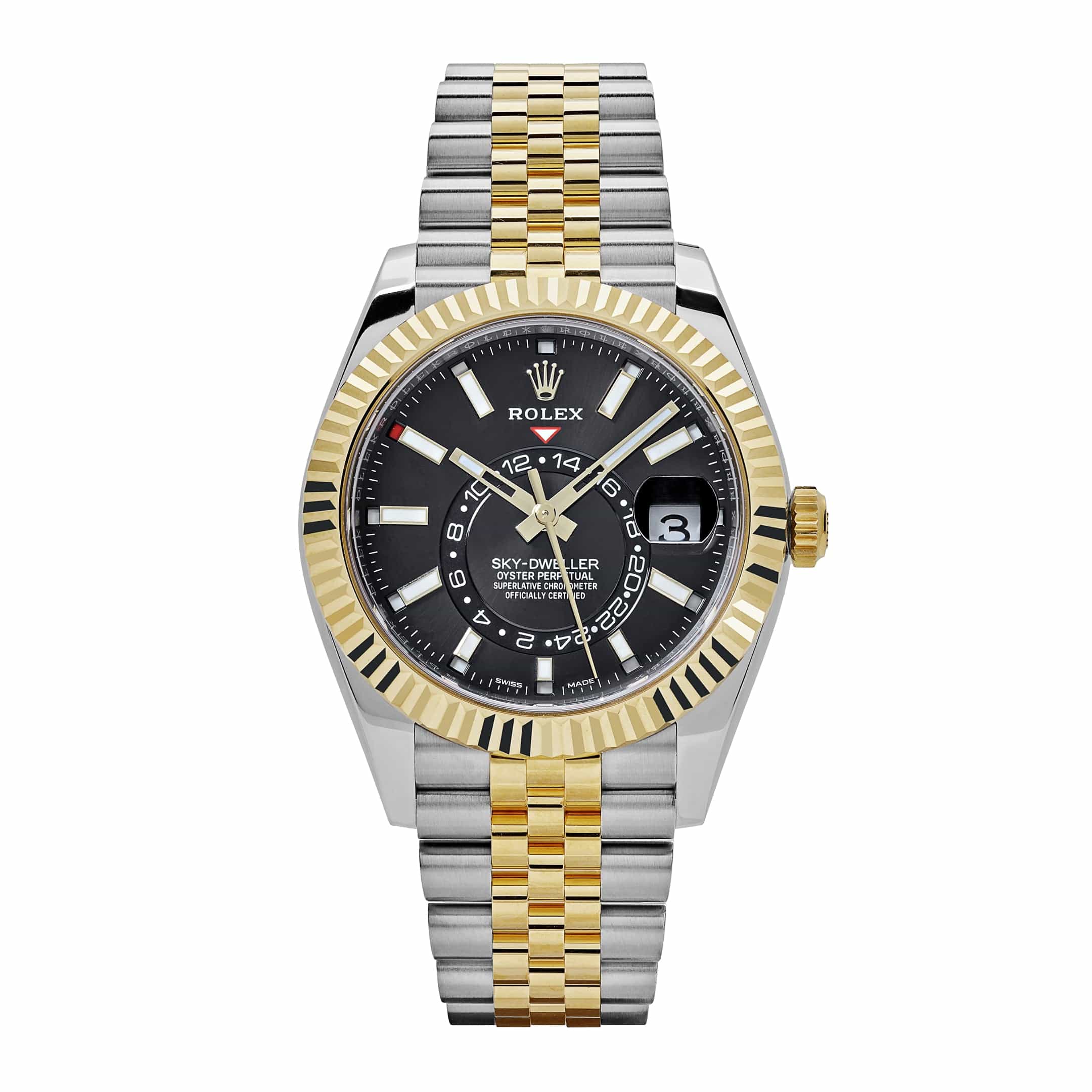 ロレックス スカイドゥエラー  オイスター、42 mm、オイスタースチール＆イエローゴールド  リファレンス m336933-0004