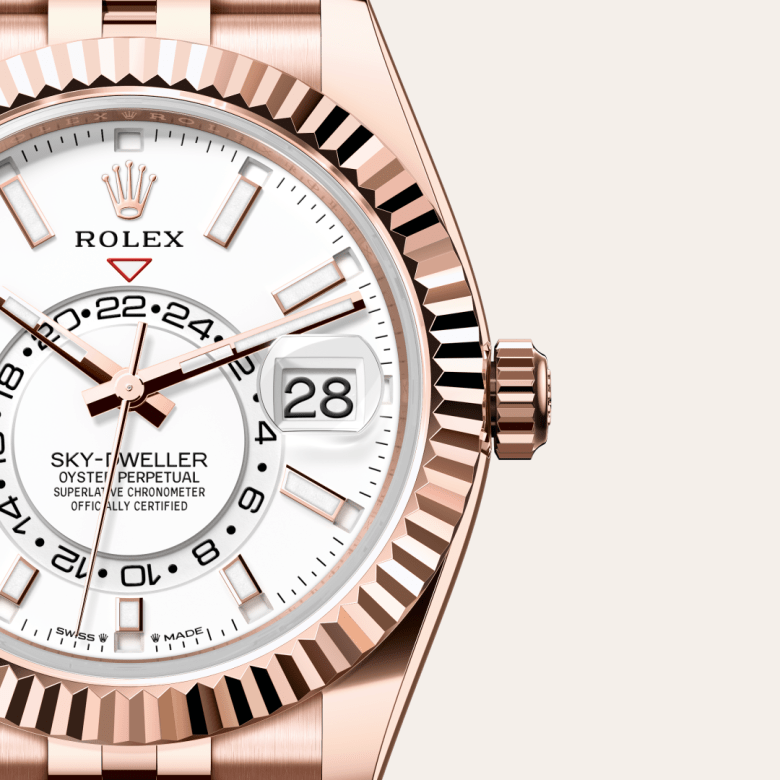 ロレックス スカイドゥエラー  オイスター、42 mm、エバーローズゴールド  リファレンス m336935-0007