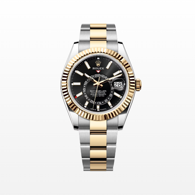 ロレックス スカイドゥエラー  オイスター、42 mm、オイスタースチール＆イエローゴールド  リファレンス m336933-0003