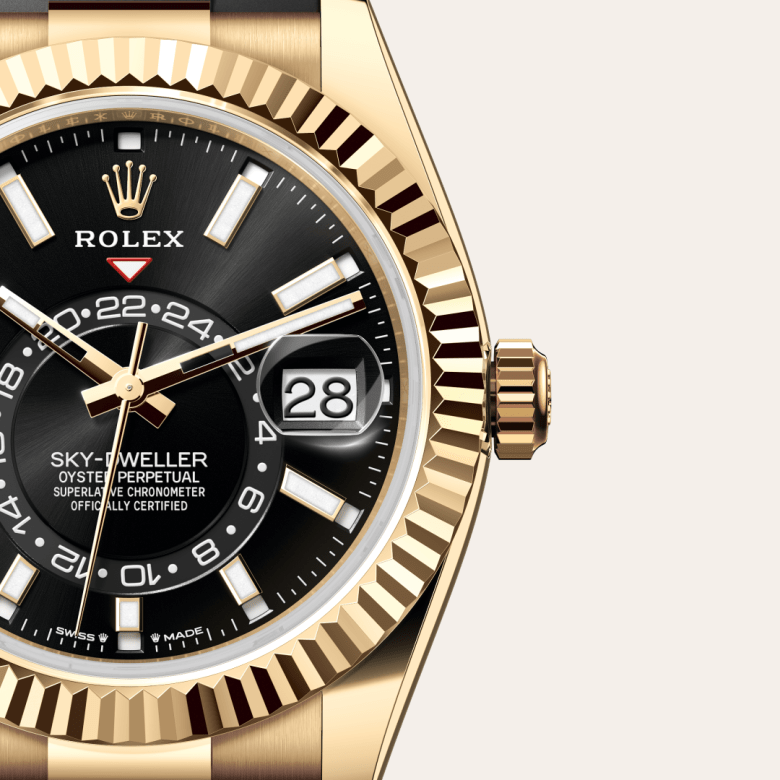 ロレックス スカイドゥエラー  オイスター、42 mm、イエローゴールド  リファレンス m336238-0002
