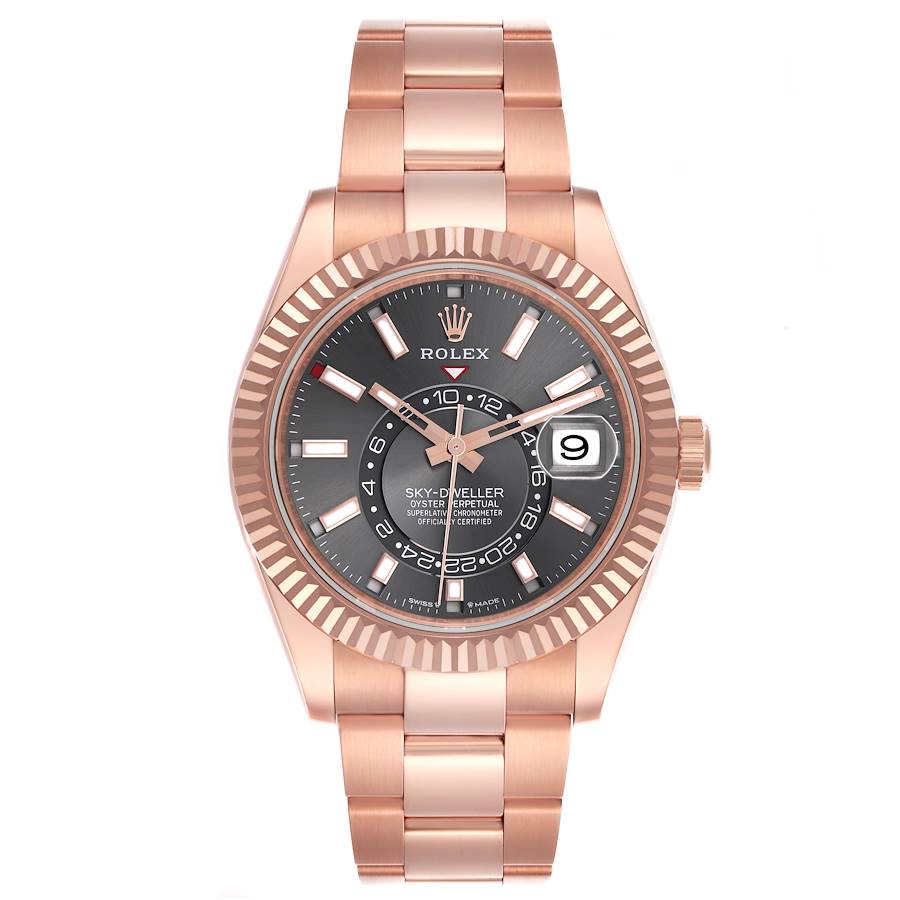 ロレックス スカイドゥエラー  オイスター、42 mm、エバーローズゴールド  リファレンス m336935-0004