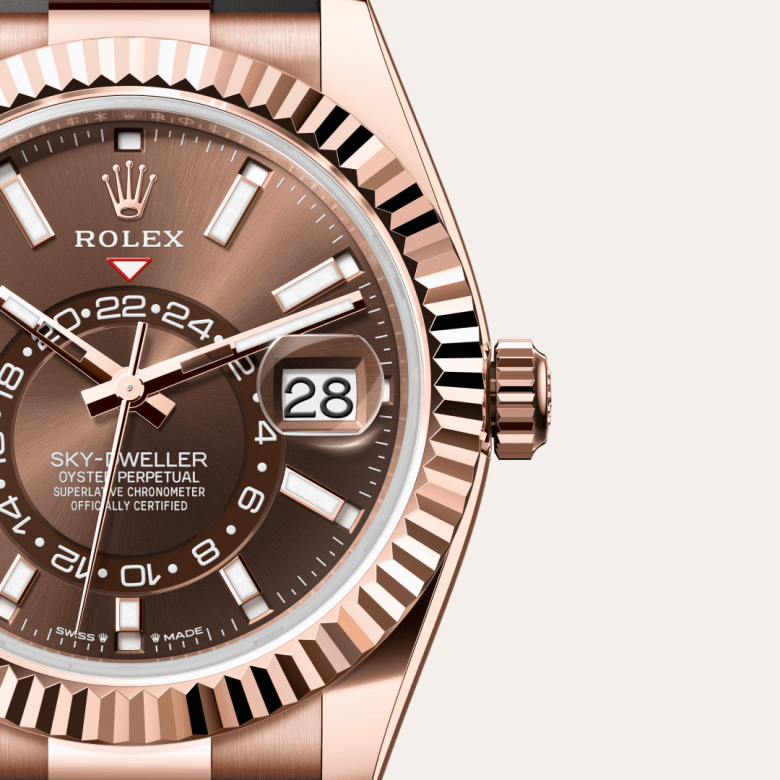 ロレックス スカイドゥエラー  オイスター、42 mm、エバーローズゴールド  リファレンス m336235-0002