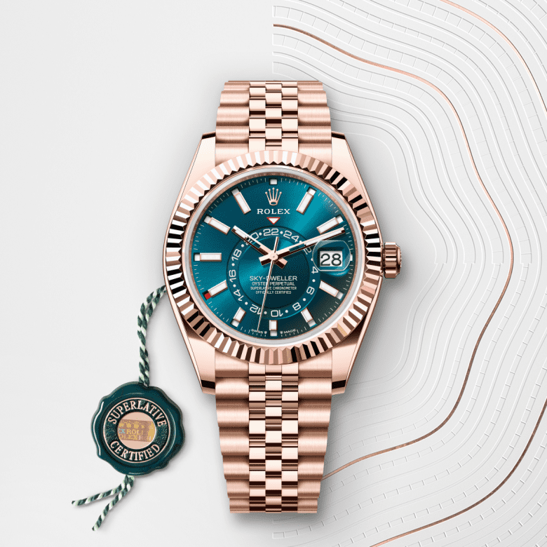 ロレックス スカイドゥエラー  オイスター、42 mm、エバーローズゴールド  リファレンス m336935-0005