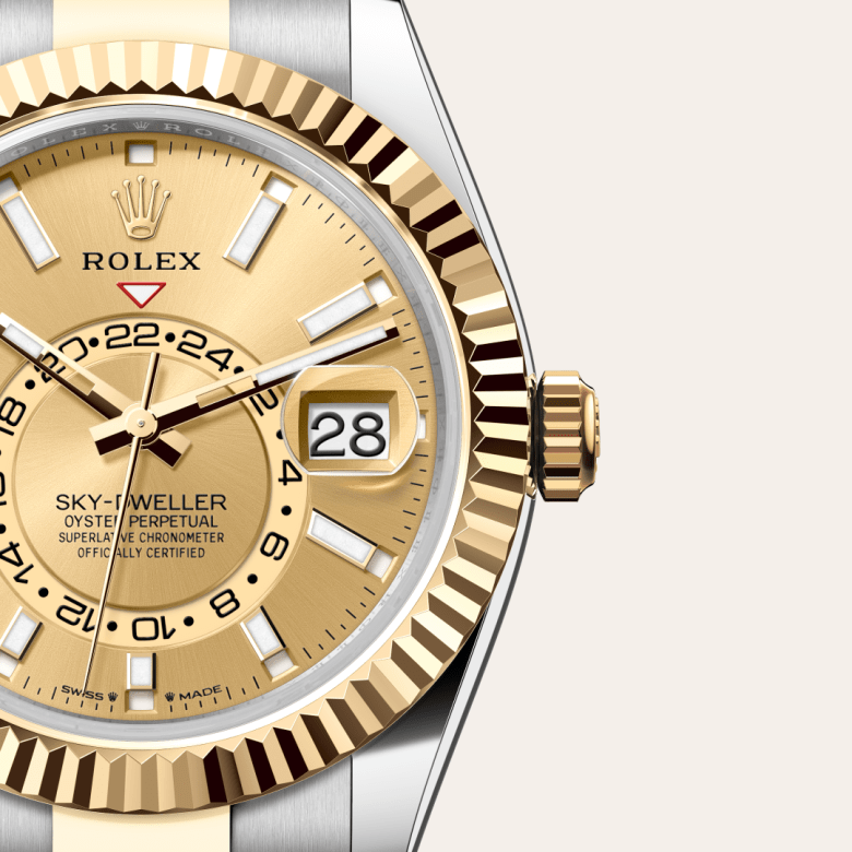 ロレックス スカイドゥエラー  オイスター、42 mm、オイスタースチール＆イエローゴールド  リファレンス m336933-0001