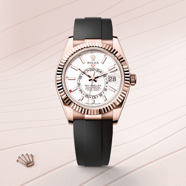 ロレックス スカイドゥエラー  オイスター、42 mm、エバーローズゴールド  リファレンス m336235-0003