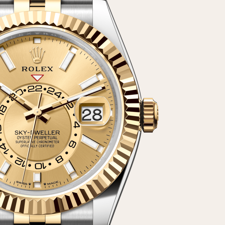 ロレックス スカイドゥエラー  オイスター、42 mm、オイスタースチール＆イエローゴールド  リファレンス m336933-0002