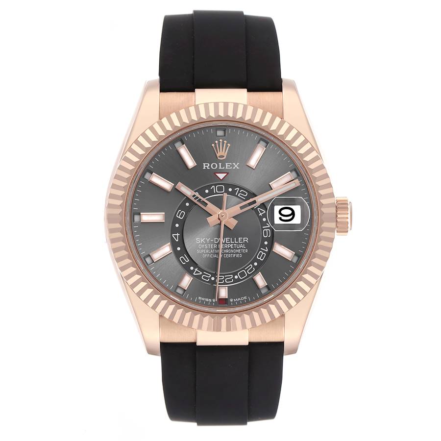 ロレックス スカイドゥエラー  オイスター、42 mm、エバーローズゴールド  リファレンス m336235-0004