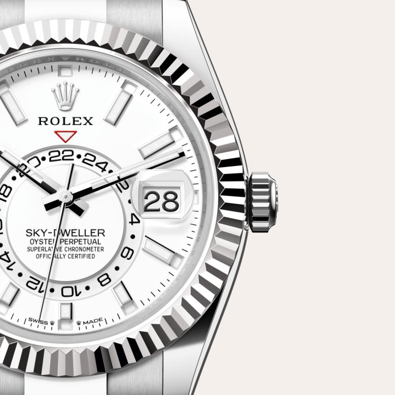 ロレックス スカイドゥエラー  オイスター、42 mm、オイスタースチール＆ホワイトゴールド  リファレンスm336934-0003