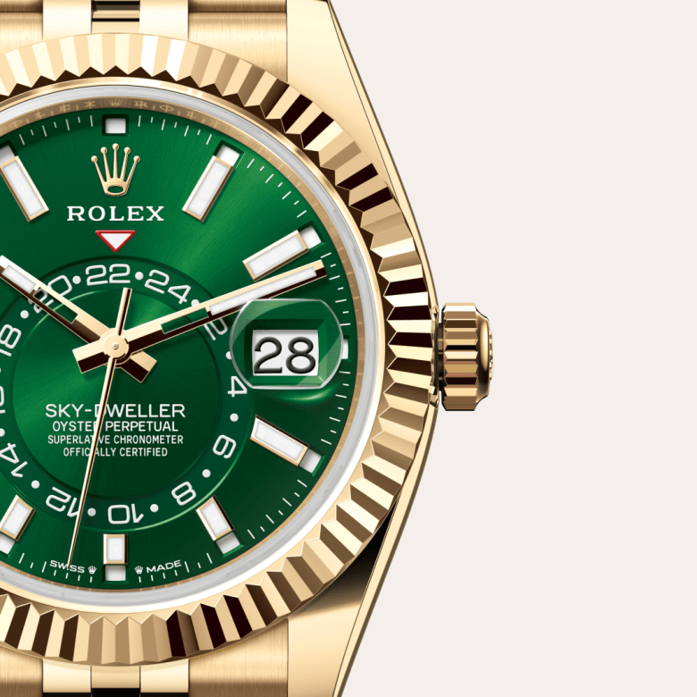 ロレックス スカイドゥエラー  オイスター、42 mm、イエローゴールド  リファレンス m336938-0008
