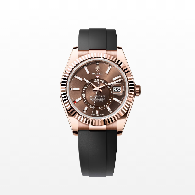 ロレックス スカイドゥエラー  オイスター、42 mm、エバーローズゴールド  リファレンス m336235-0002
