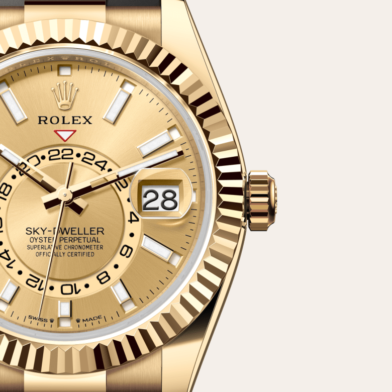 ロレックス スカイドゥエラー  オイスター、42 mm、イエローゴールド  リファレンス m336238-0001