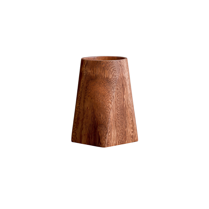 胡桃木圓形文具收納筆筒