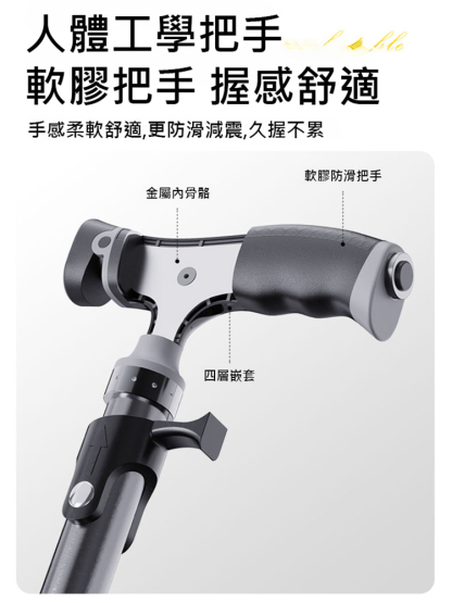秒收拐杖椅 — 日本骨科團隊推薦！一秒變座椅，外出沒負擔
