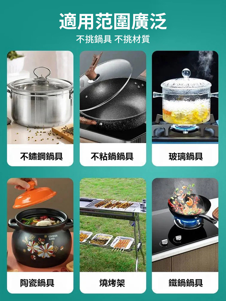 【深層去垢 不傷廚具】啫喱鍋底除黑劑