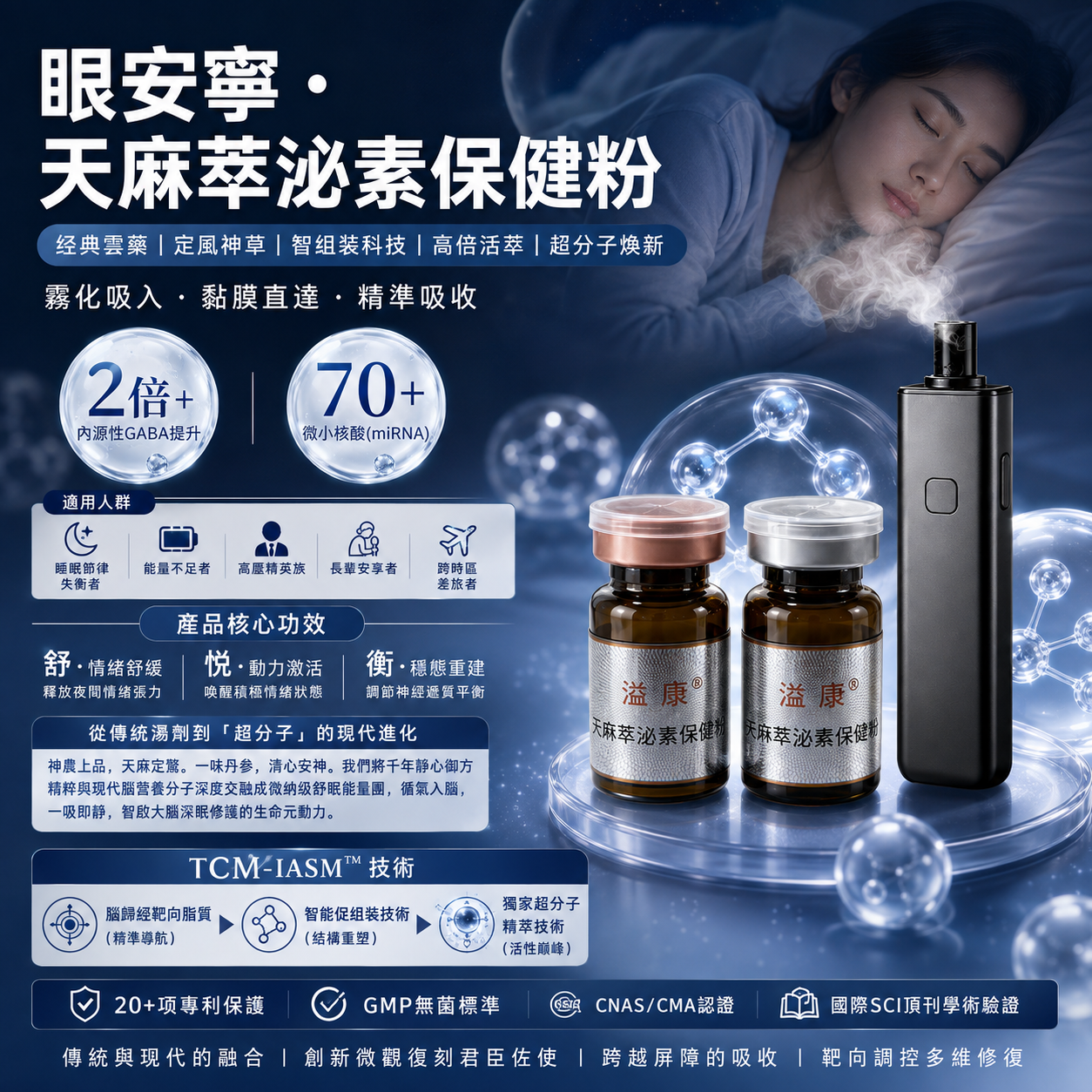 眠安寧・天麻萃泌素保健粉