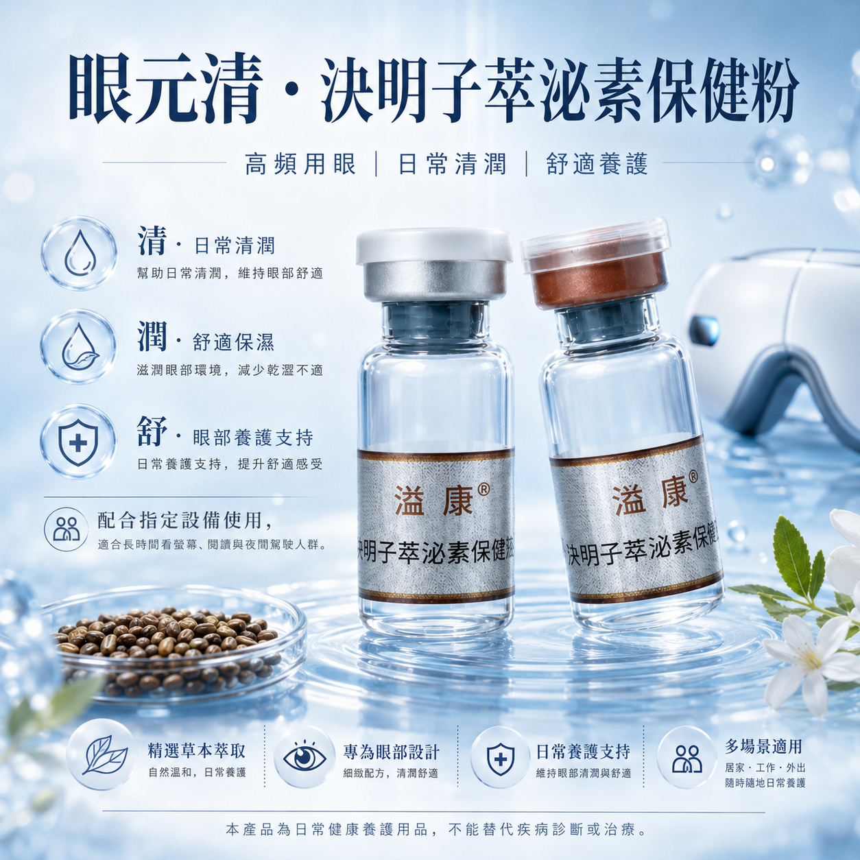 眼元清・決明子萃泌素保健液