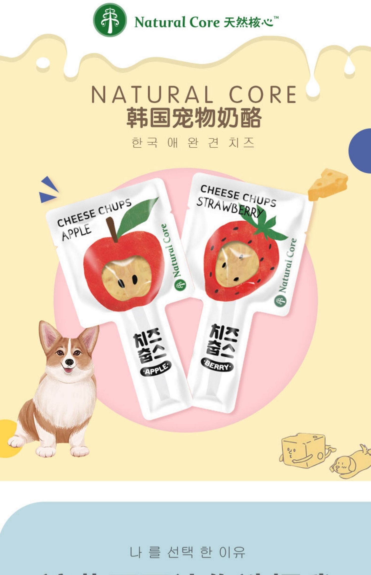 NATURAL CORE CHEESE LOLIPOP 奶酪棒棒糖