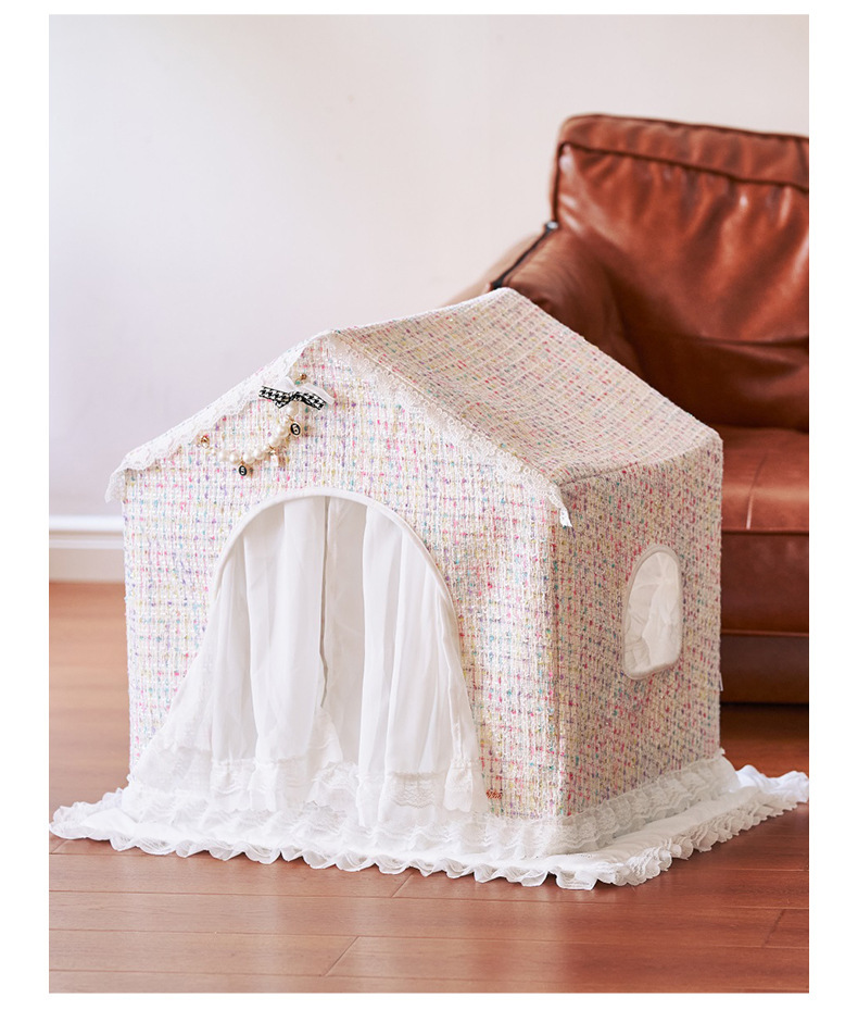ARKIKA JAPANESE-QUALITY TWEED-STYLE PET TENT HOUSE