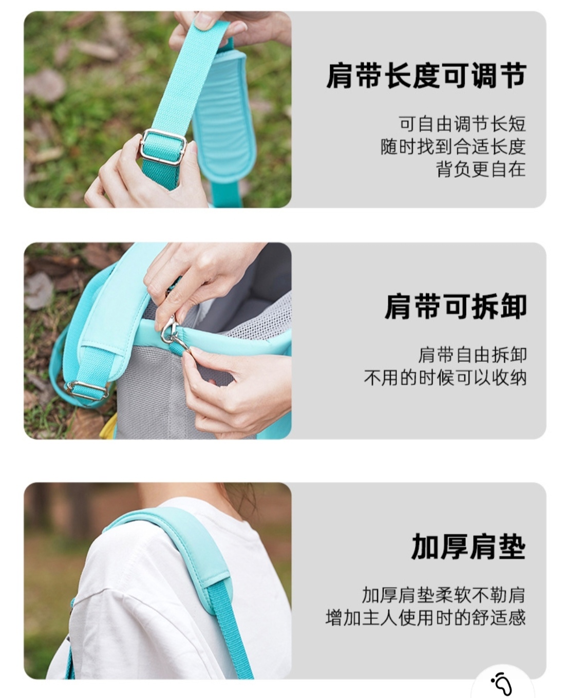 ZOOLAND PET CARRIER BAG – BREATHABLE, WATER-RESISTANT & STYLISH NEW COLOR DESIGN, 40 × 18 × 25.5 CM