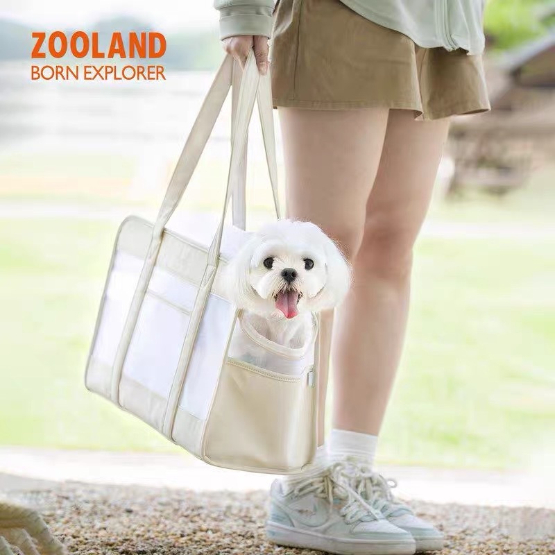 ZOOLAND 疏风系列 宠物外出单肩包  透气便捷包