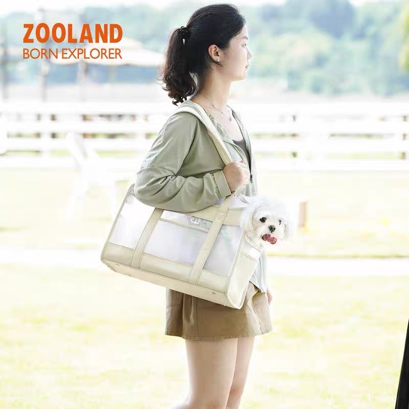 ZOOLAND 疏风系列 宠物外出单肩包  透气便捷包