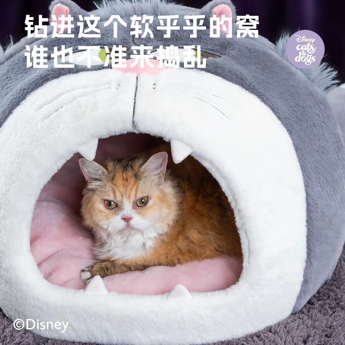 PETSVILLE 迪士尼联名半封闭式宠物窝