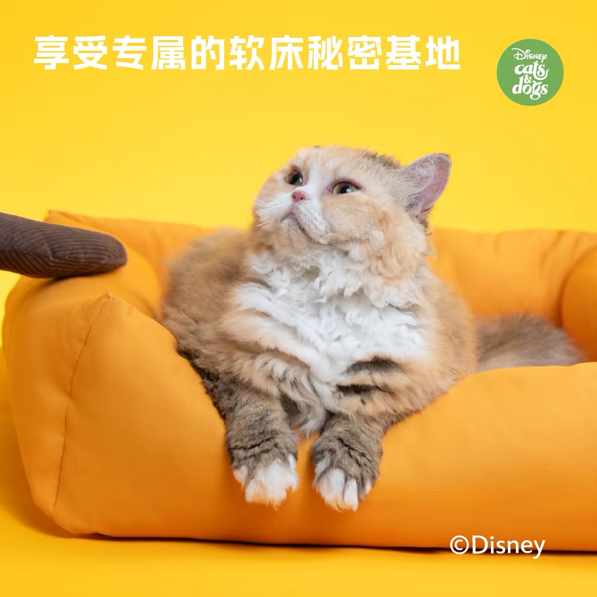 PETSVILLE 迪士尼加菲猫沙发窝可才洗四季同用