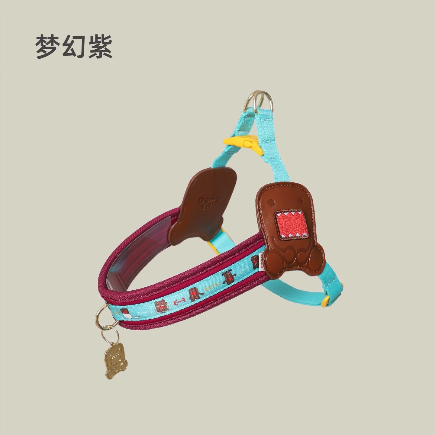 HOOPET X DOMO 多摩君联名 防爆冲小型犬柯基柴胸背带