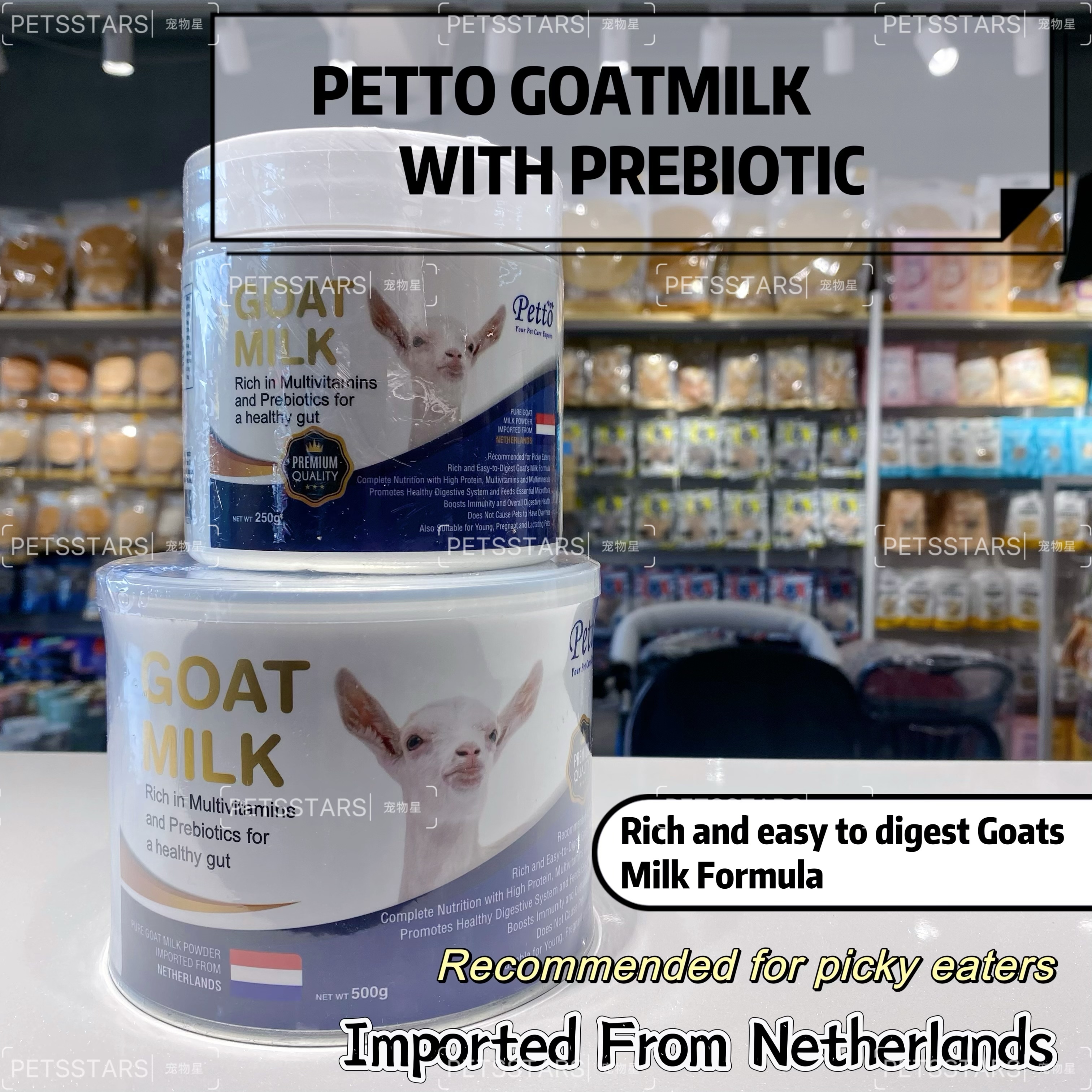 PETTO GOATMILK WITH PREBIOTIC 