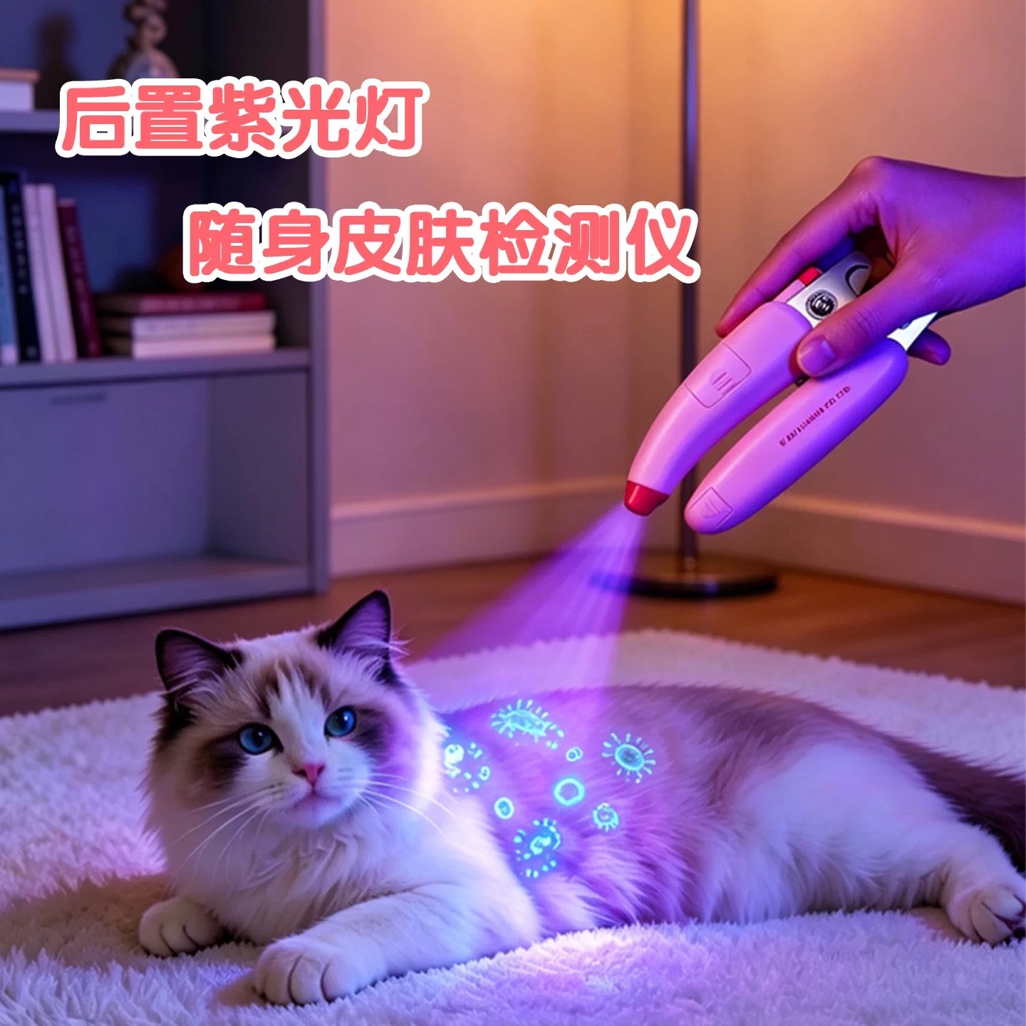 SANRIO 三丽鸥 HELLO KITTY 宠物指甲剪双灯款 照血线
