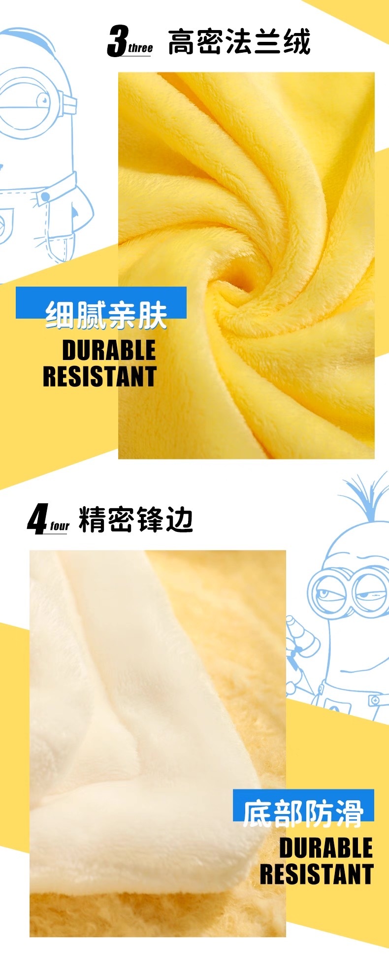 HOOPET X MINION 小黄人联名 宠物厚毛毯 被子 保暖 80*60CM