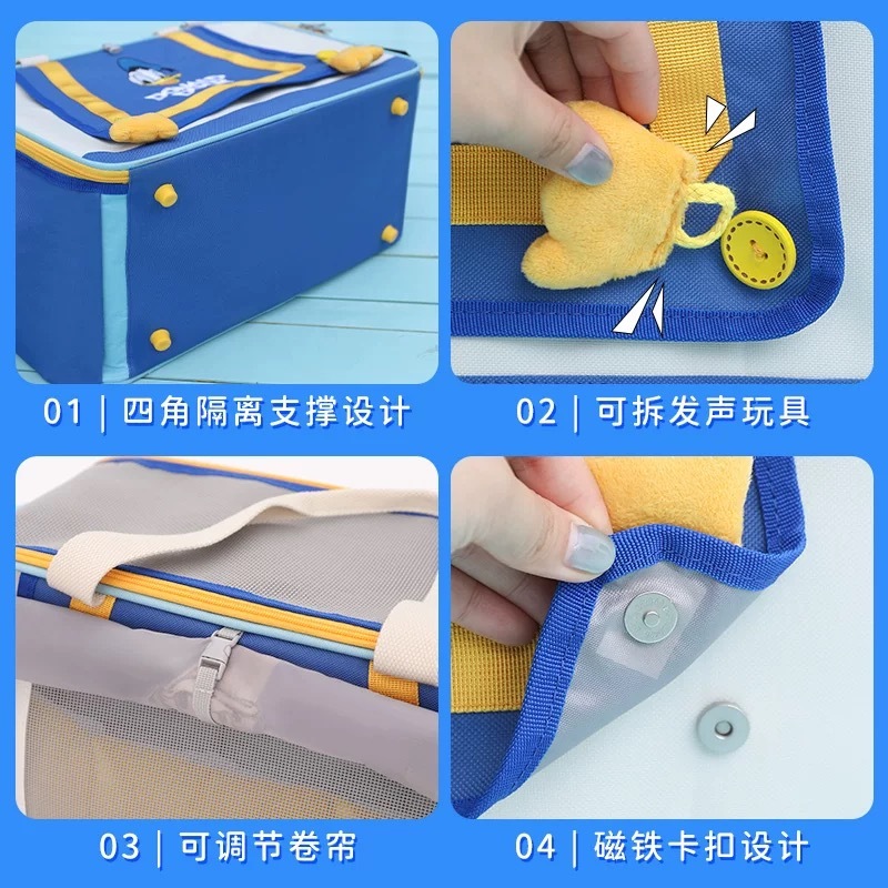 DISNEY X MICKEY 迪士尼米奇系列 唐老鸭多功能宠物外出包 45*21*30cm 建议10kg以内