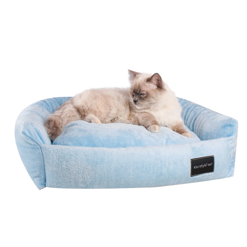 PET U-SHAPED BED – THICKENED DESIGN, HIGH-ELASTICITY CUSHIONING, 69 × 53 × 23 CM
