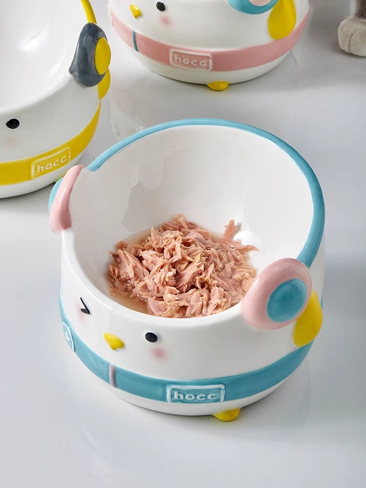 HOCC HEADPHONE PENGUIN CERAMIC BOWL 