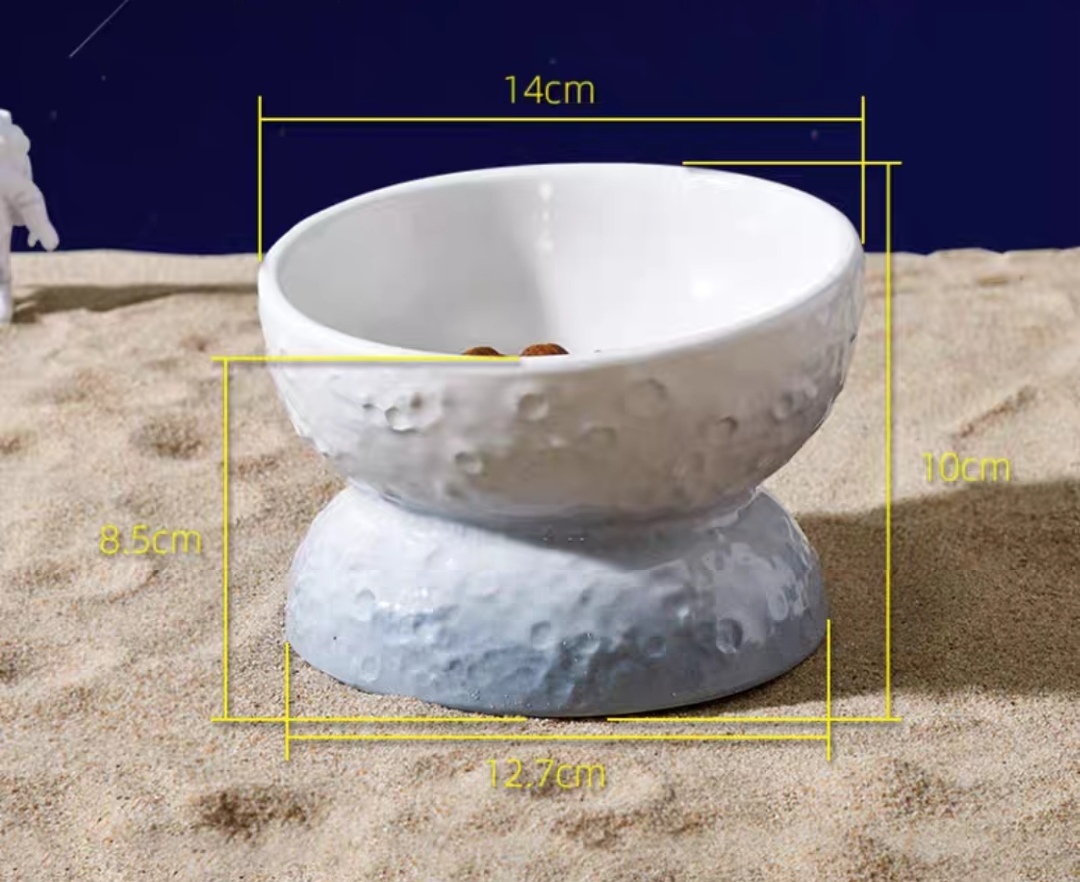 HOCC CERAMIC BOWL – PLANET BOWL, MOON DESIGN