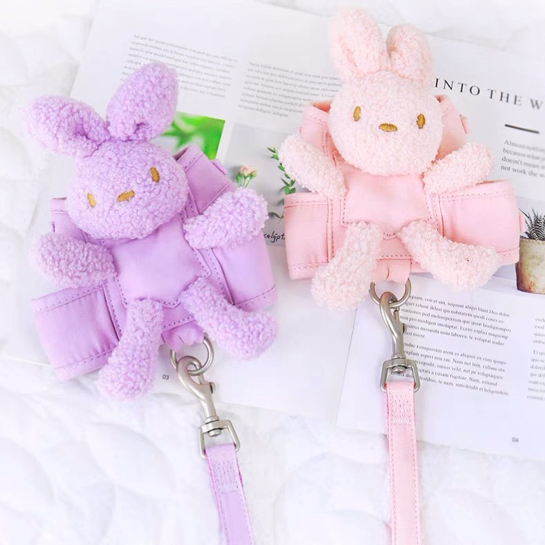 CARTOON RABBIT MESH HARNESS VEST