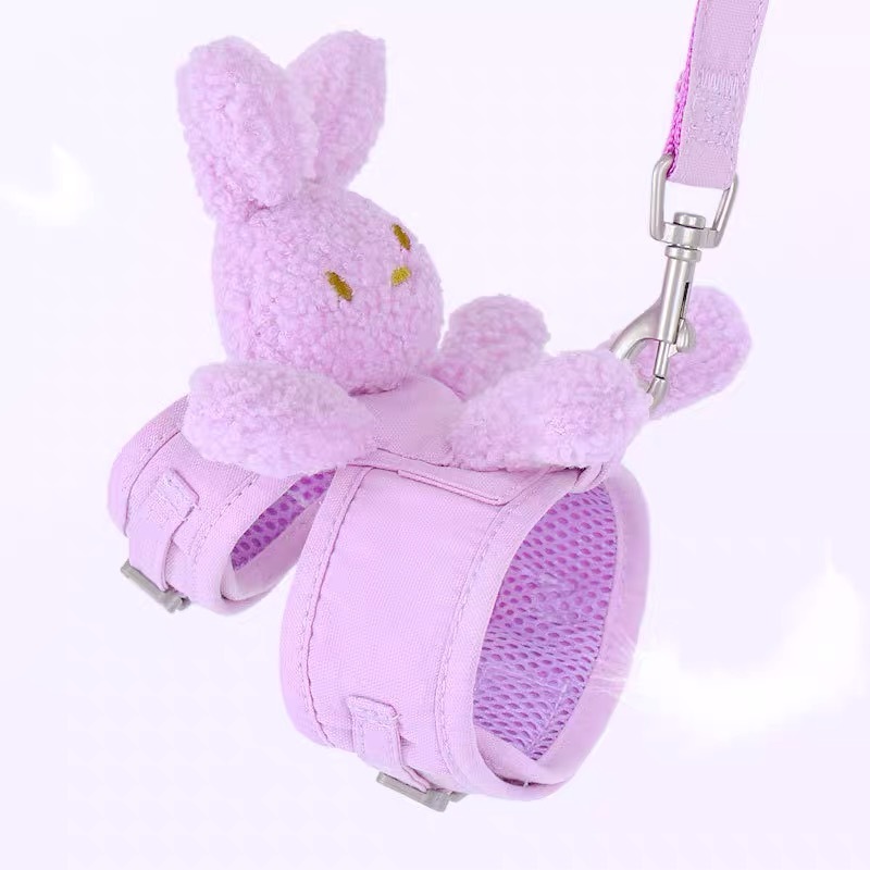 CARTOON RABBIT MESH HARNESS VEST