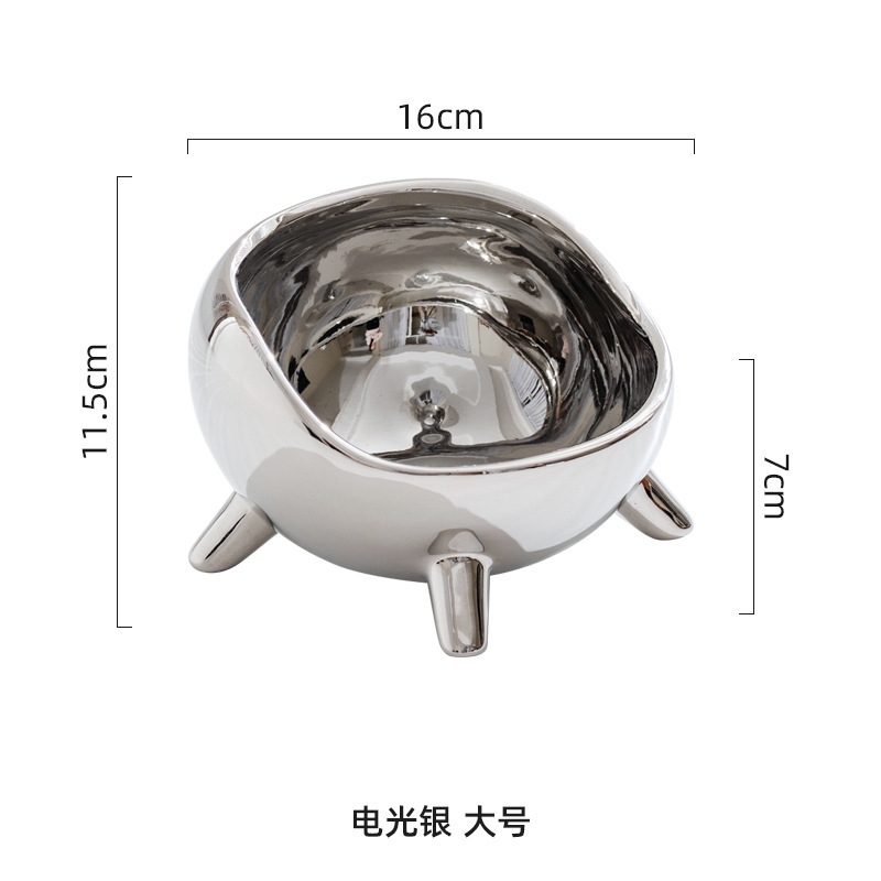 PET CERAMIC BOWL – MIRROR FINISH DESIGN