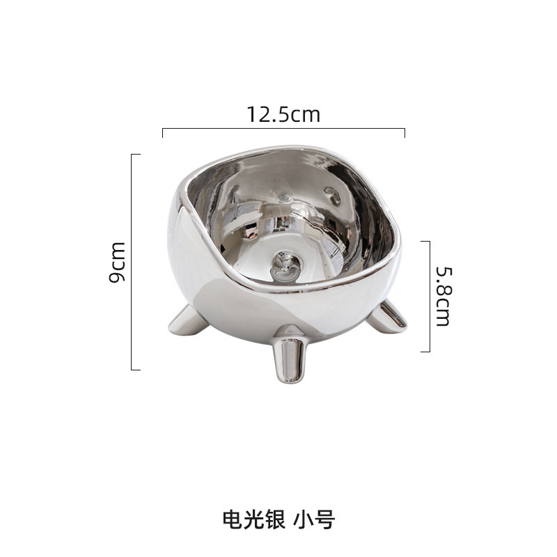 PET CERAMIC BOWL – MIRROR FINISH DESIGN