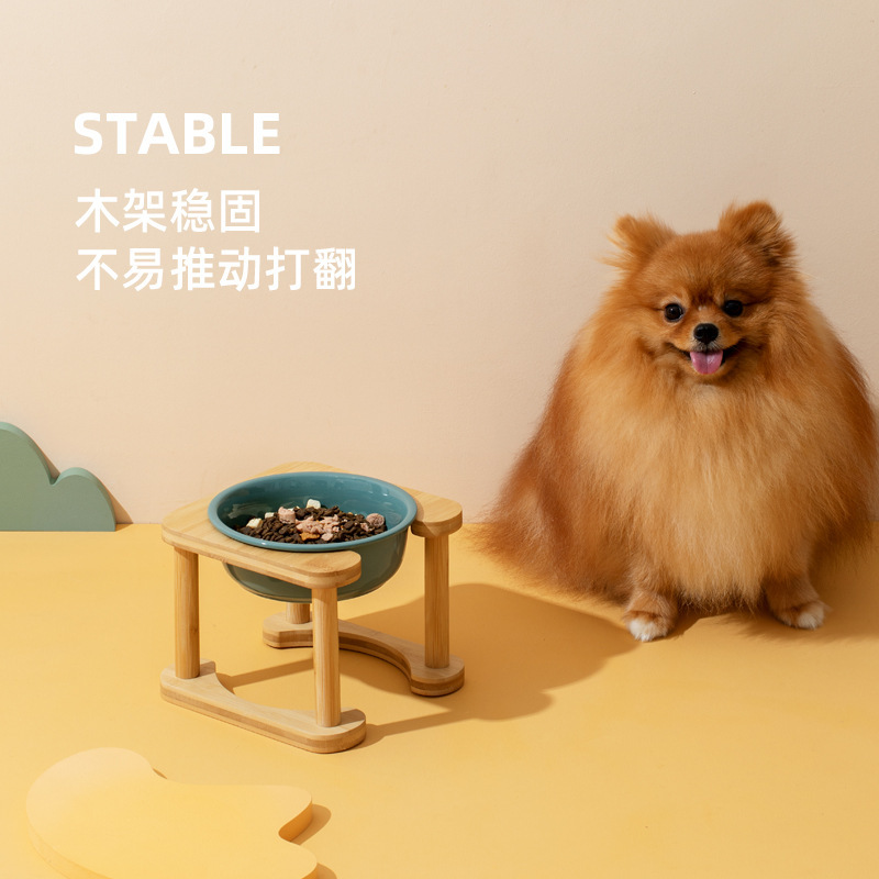 ELEVATED PET CERAMIC BOWL