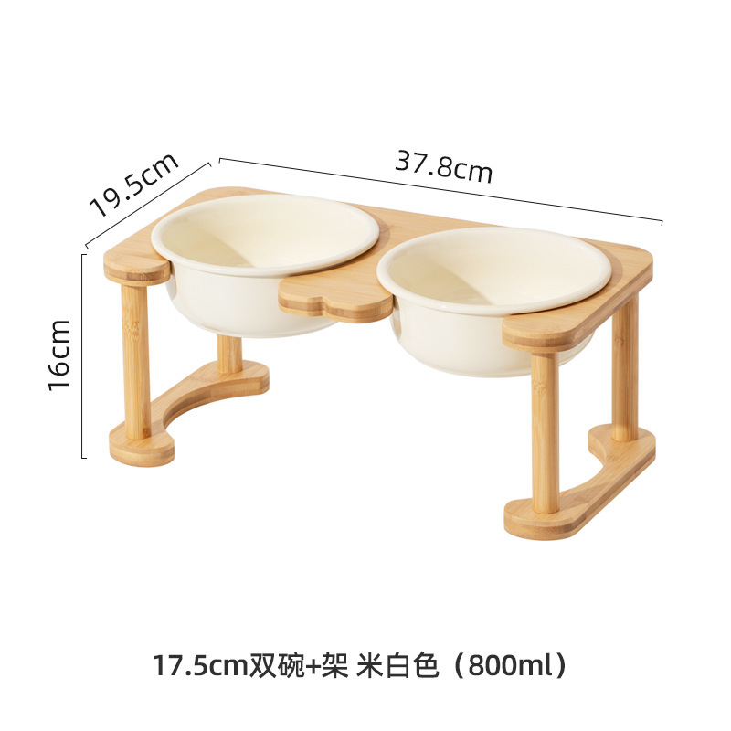 ELEVATED PET CERAMIC BOWL