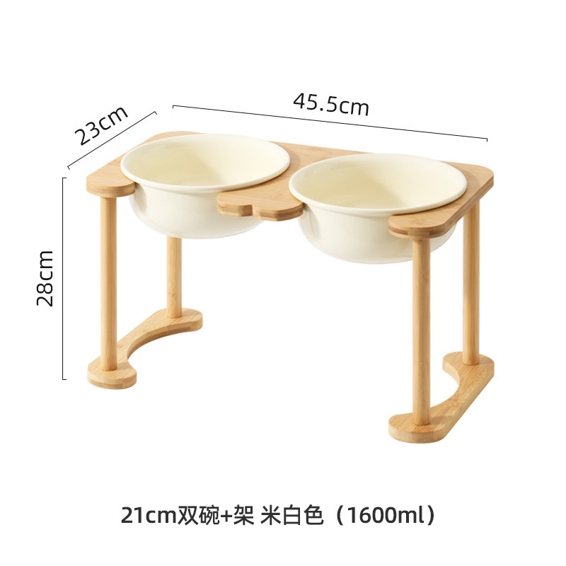 ELEVATED PET CERAMIC BOWL