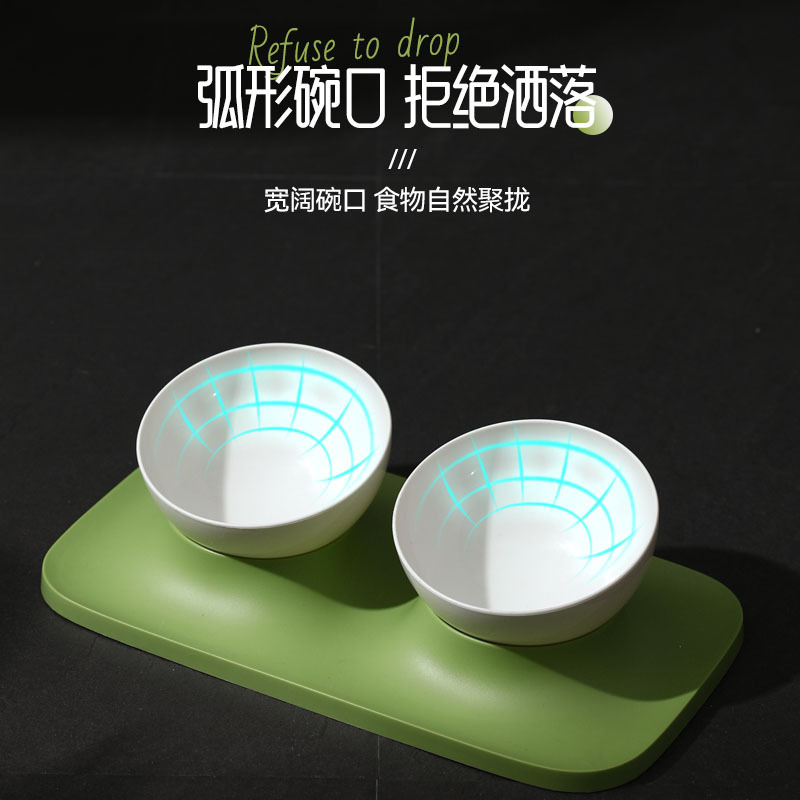 MADDEN PET DOUBLE FEEDING & WATER BOWL
